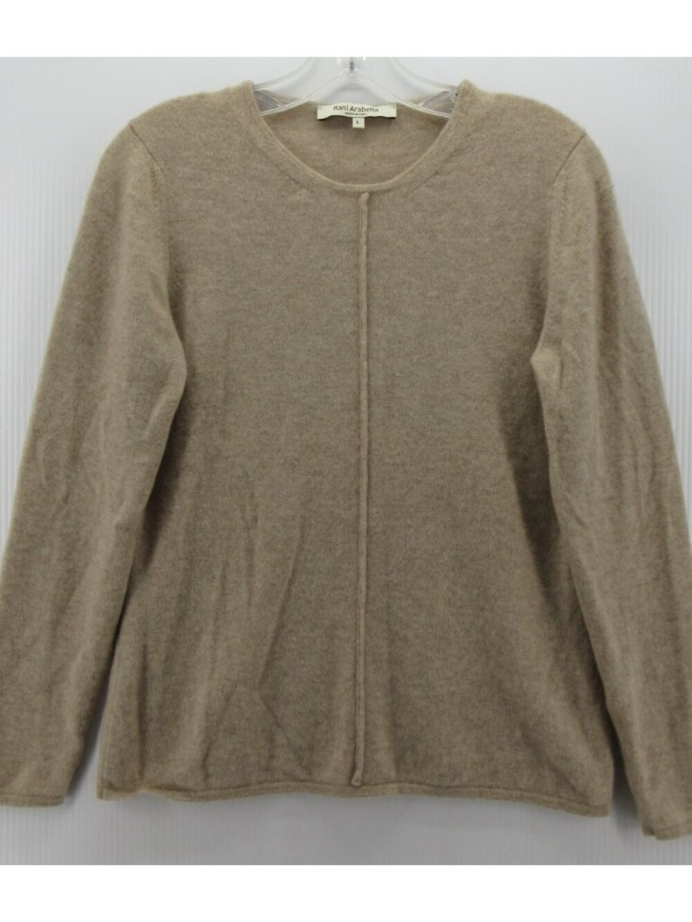 Rani Arabella Sweater Large Cashmere Pullover Minimalist Italy *